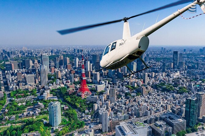 【10 mins】Tokyo Helicopter Tour + Private Car Pickup & Drop off - Why Tokyo makes sense from a helicopter