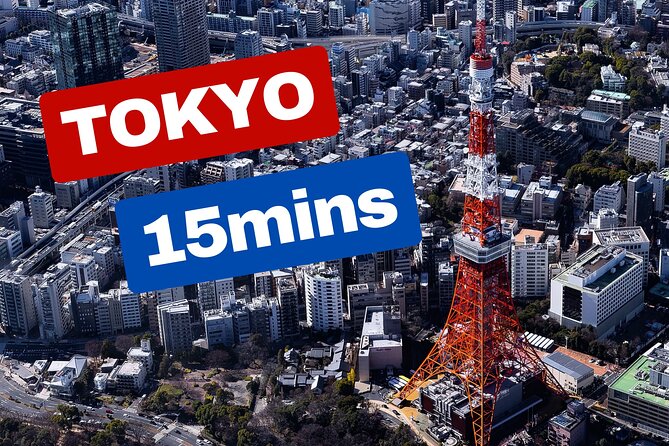 【15 mins】TOKYO Sky: Private Helicopter Tour - Tokyo Heliport in Shinkiba: Start with the right airport