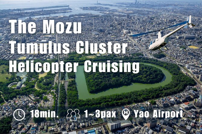 18-Min Osaka Helicopter Tour: Cultural Heritage Experience - A Private Flight for Up to Three People