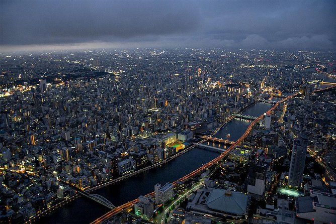 22-Min Tokyo City Lights Helicopter Tour – Skytree and Asakusa - Seeing Asakusa after dark