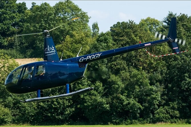 25 minute Royal Surrey Helicopter Tour - Albury Park and its remarkable chimneys