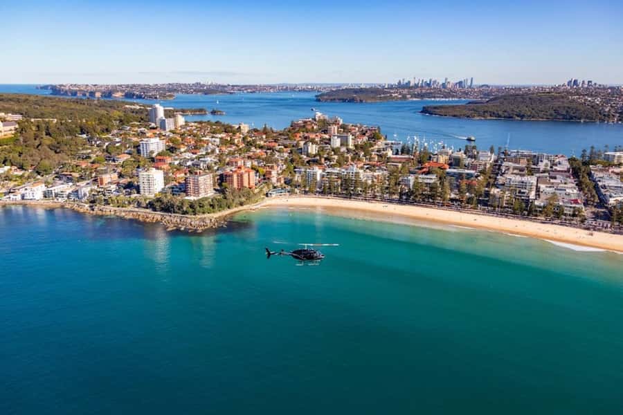 30 Minute Shared Sydney Harbour Scenic Helicopter Tour - From Sydney Airport to the Pacific coast