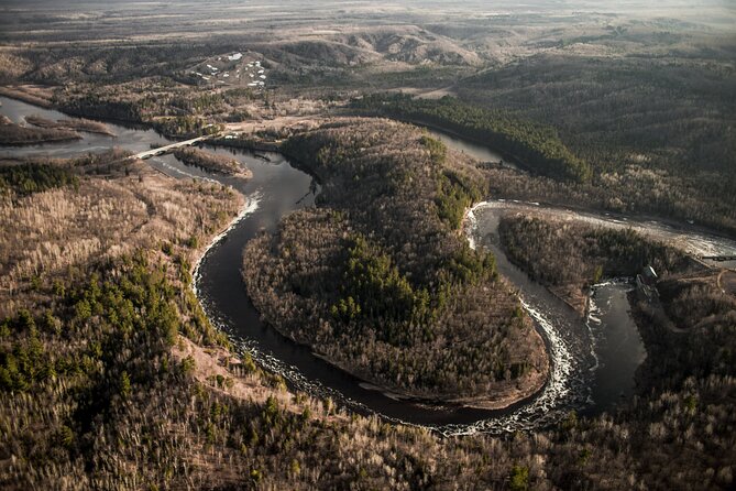 60-Mile Ultimate Helicopter Tour over Duluth and Lake Superior's North Shore - Jay Cooke State Park and Thompson Reservoir