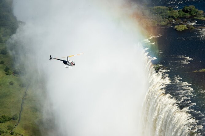 A Helicopter flight Over the Victoria falls - What the 15-minute flight includes