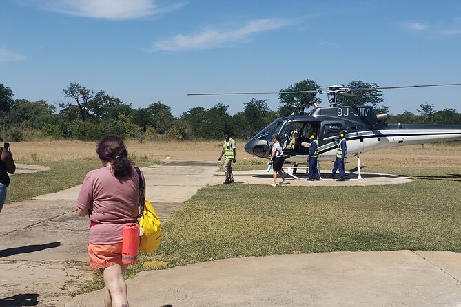 A Helicopter flight Over the Victoria falls - How the experience compares with seeing Victoria Falls on foot