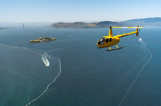 Alcatraz City Sites Helicopter Adventure - San Francisco’s skyline from the air