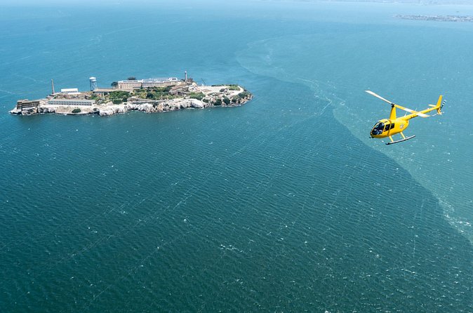 Alcatraz City Sites Helicopter Adventure - The Bay Bridge and the working waterfront