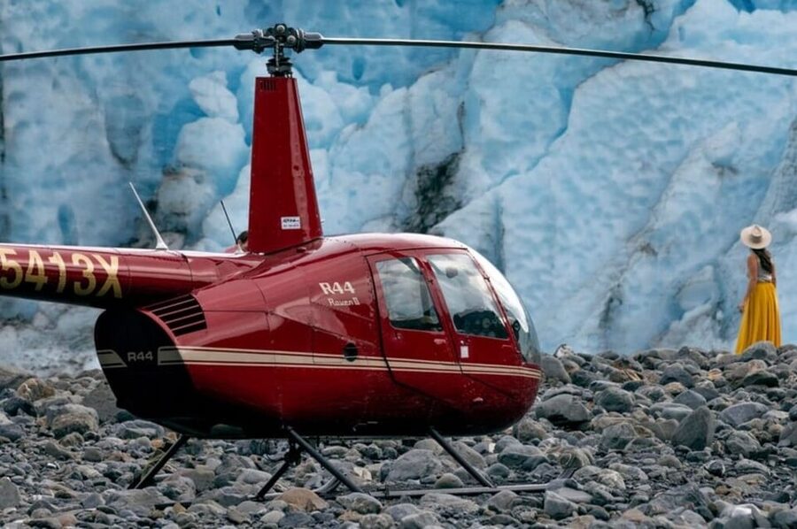 Anchorage: Grand Knik Glacier Helicopter Tour with Landings - Inner Lake George and a natural landmark