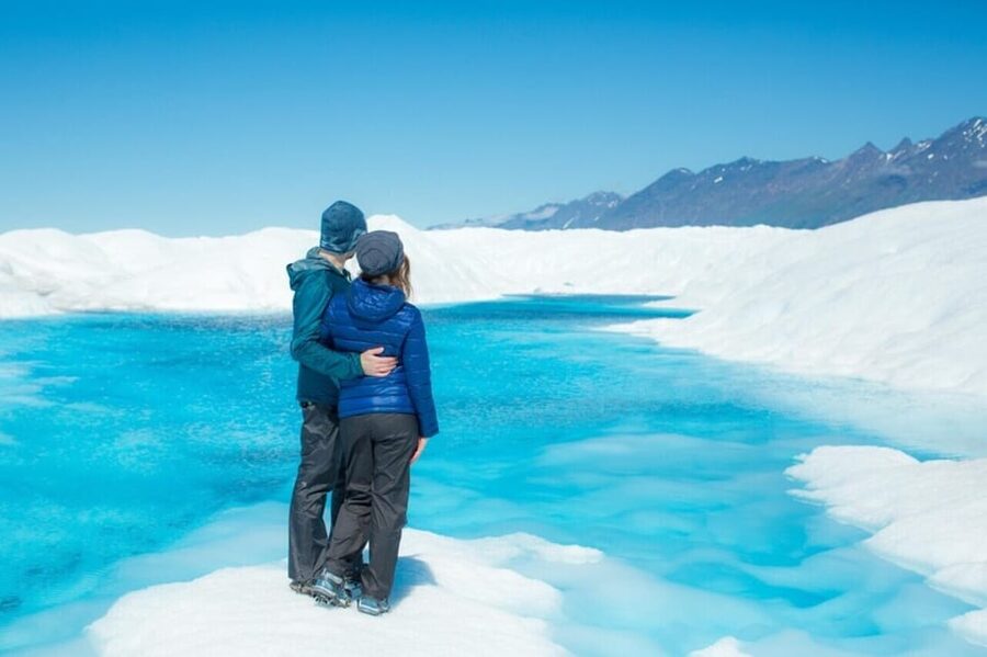 Anchorage: Grand Knik Glacier Helicopter Tour with Landings - Blue melt pools and the glacier’s changing life
