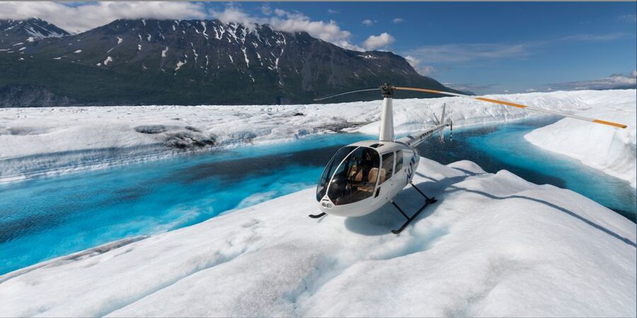 Anchorage: Knik Glacier Helicopter Tour with Landing - The return flight over the Knik Valley