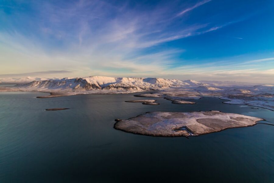 ATV & Helicopter combination tour From Reykajvik - Reykjavik Peak and the view toward Mount Esja