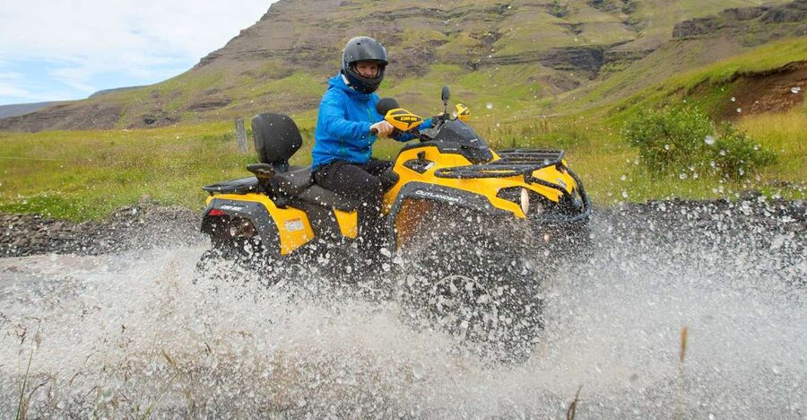 ATV & Helicopter combination tour From Reykajvik - The one-hour ride to Lake Hafravatn