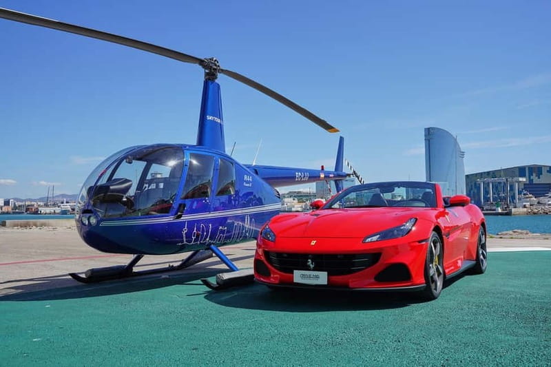 Barcelona: Helicopter and Supercar Driving Experience - Key points to know before booking
