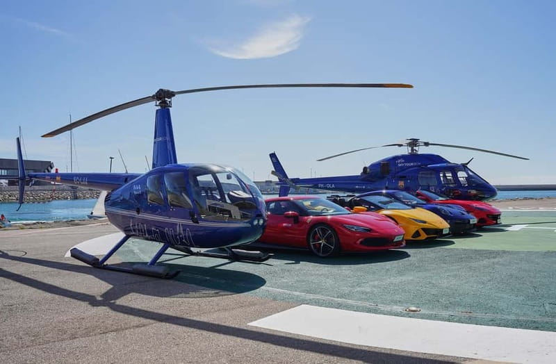 Barcelona: Helicopter and Supercar Driving Experience - Six minutes above the Mediterranean