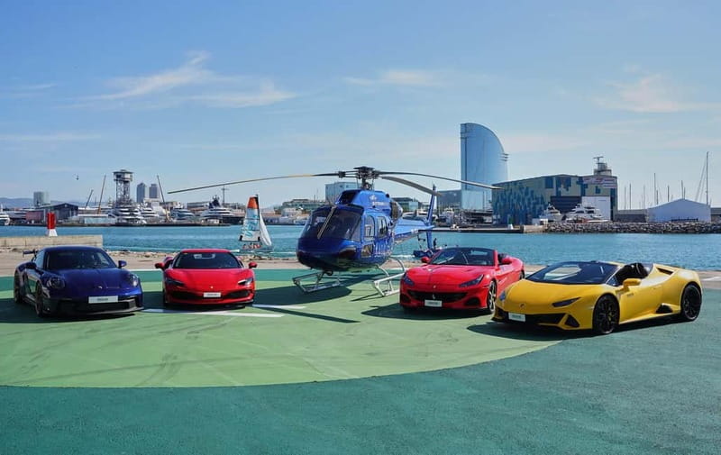 Barcelona: Helicopter and Supercar Driving Experience - Choosing the right supercar for your style