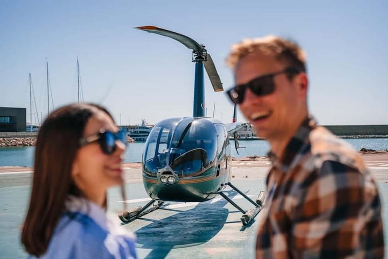 Barcelona: Helicopter Flight & Heliport Boat Transfer - How much time do you really get in the air?
