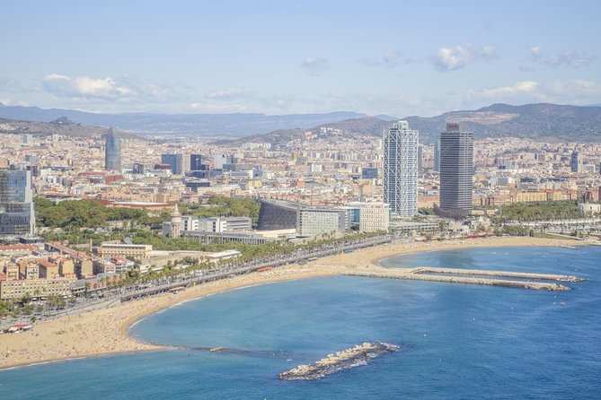 Barcelona's Coastline Helicopter Flight & Heliport Boat Transfer - Seeing Barcelona from the sea and sky