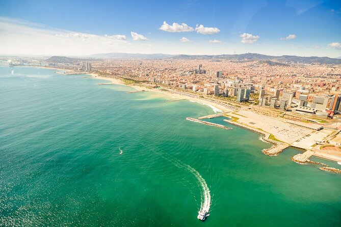 Barcelona's Panoramic Helicopter Flight & Heliport Boat Transfer - Seating matters more than you might expect