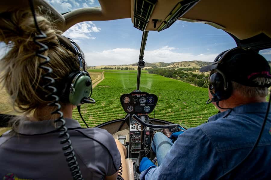 Barossa Valley: 10-Minute Scenic Helicopter Flight - The Barossa Goldfields from above