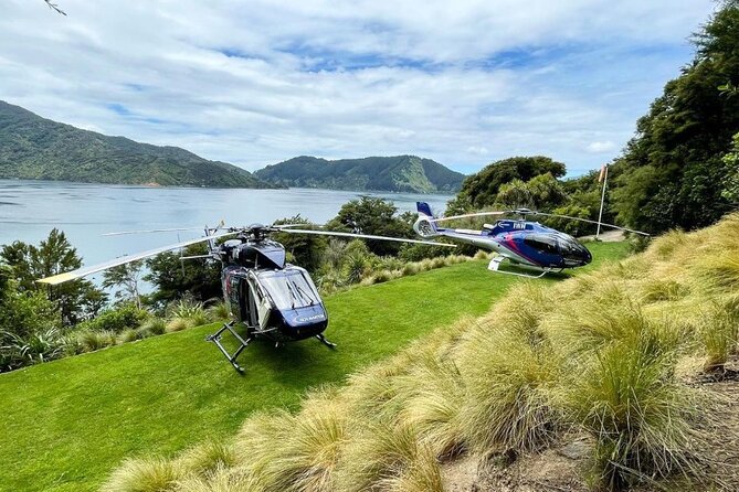 Bay of Many Coves, Marlborough Sounds- Heli-lunch from Wellington - Two hours in a quiet Marlborough Sounds bay