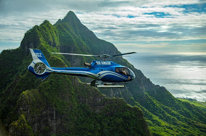 Blue Skies of Oahu Helicopter Tour - Ranch country and a waterfall reserved for the air