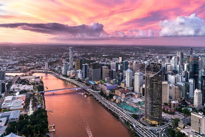 Brisbane City - Private Helicopter Sunset Flight - 25min - From Archerfield to Mount Gravatt Lookout
