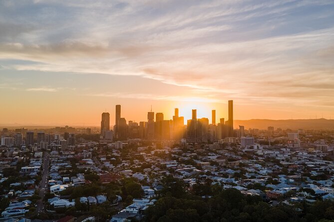 Brisbane City - Private Helicopter Sunset Flight - 25min - Hearing the pilot and feeling comfortable
