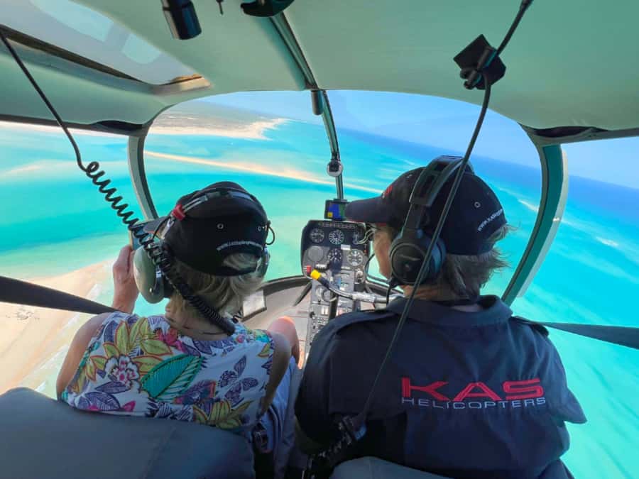 Broome: 30-Minute Scenic Helicopter Flight - The first view of Cable Beach