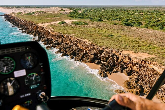 Broome's Creeks & Coast: 45-Minute Scenic Helicopter Flight - Broome Jetty, Roebuck Bay, and Town Beach