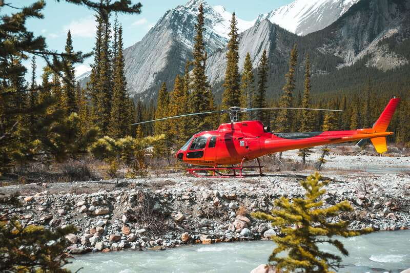 Canadian Rockies: Private Helicopter Tour and Hike for Two - A headset that keeps the flight social