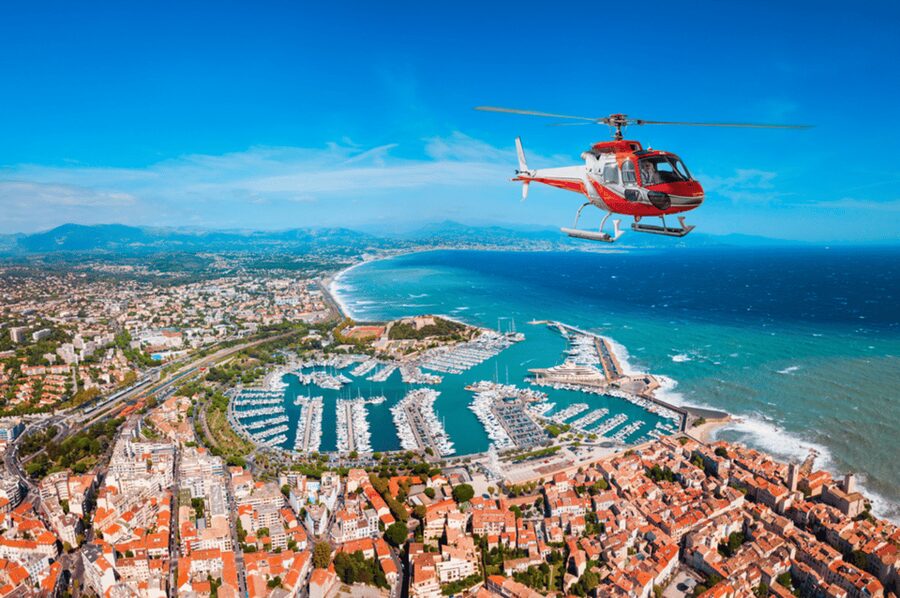 CANNES: Private Panoramic Helicopter Tour - The Airbus helicopter and what the equipment means