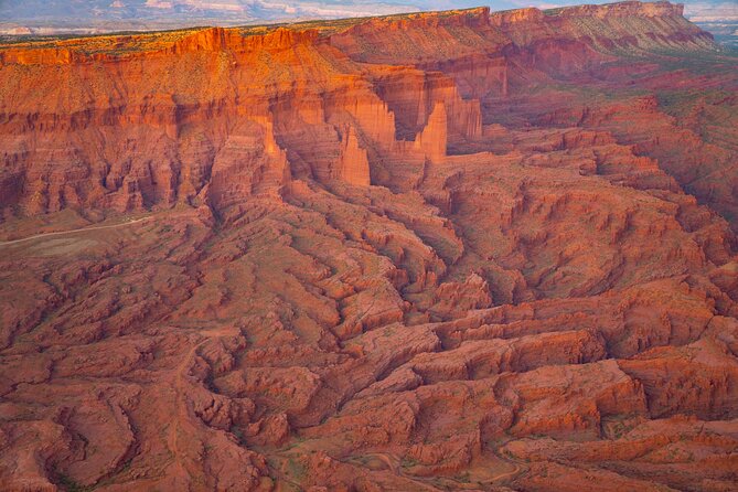 Canyon Country Sunset Helicopter Tour - 60 minutes - Fisher Towers, seen from their best angle
