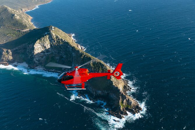 Cape of Good Hope Helicopter Private Tour with Stellenbosch Wine Tasting & Lunch - Transport, timing, and group size
