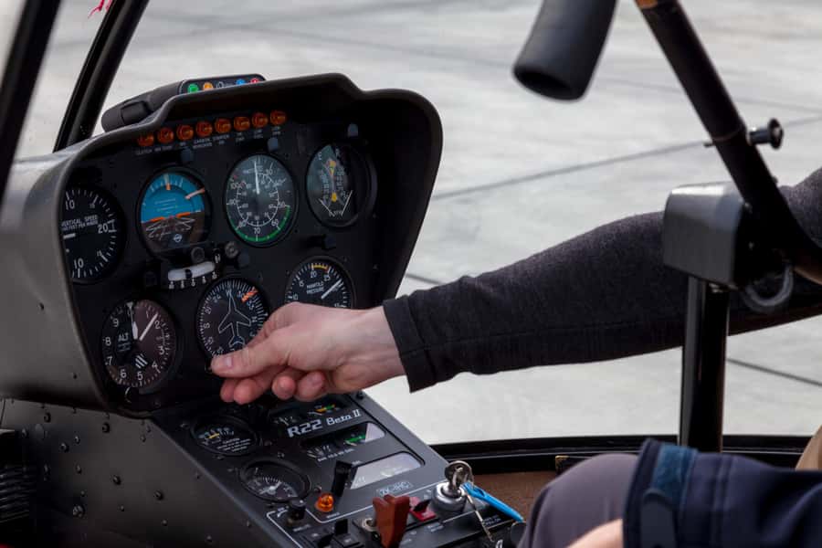 Christchurch: Helicopter Trial Flight - Taking the Controls Near Christchurch