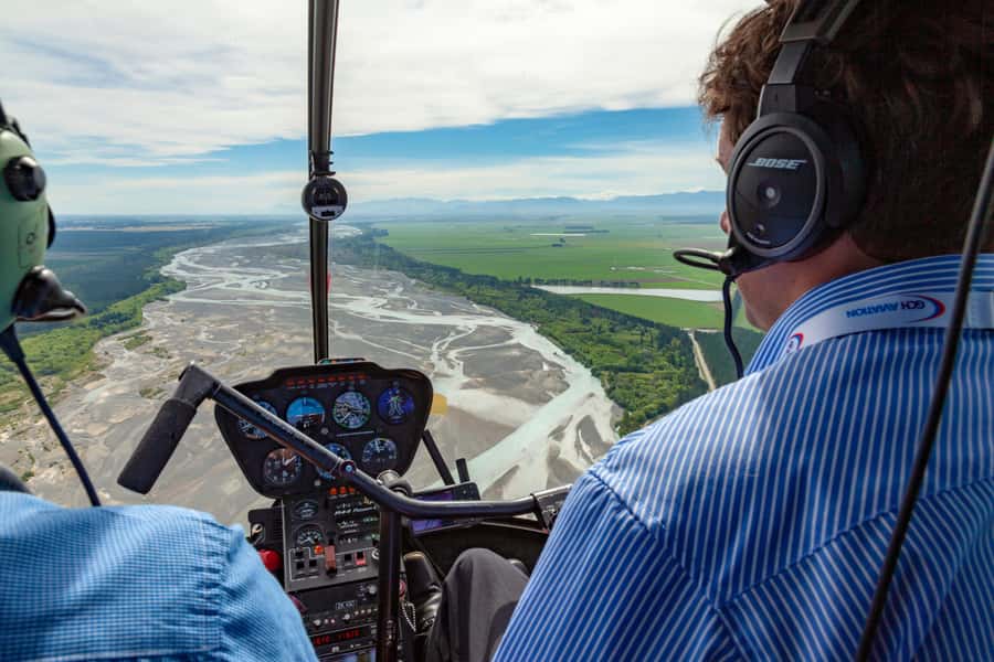 Christchurch: Helicopter Trial Flight - The Instructor Makes the Difference