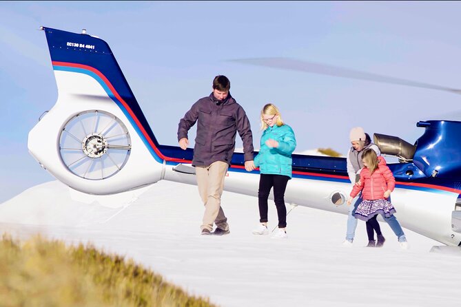 Christchurch to Aoraki Mount Cook helicopter tour - From Christchurch farmland to the Southern Alps