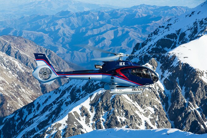 Christchurch to Aoraki Mount Cook helicopter tour - The return across Mackenzie Country