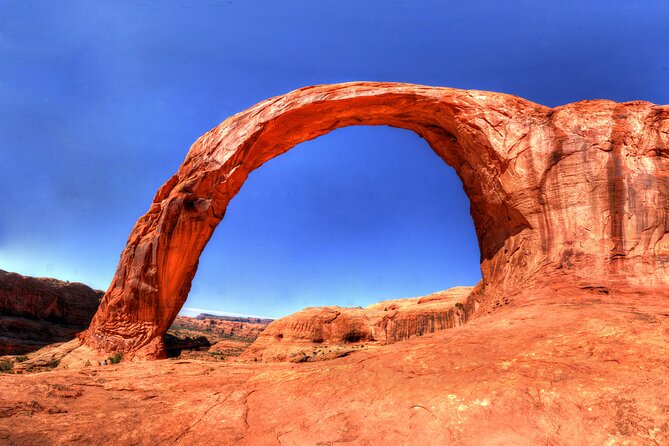 Corona Arch & Canyon Run Heli Tour - 20 minutes - Gemini Bridges: twin spans above Bull Canyon