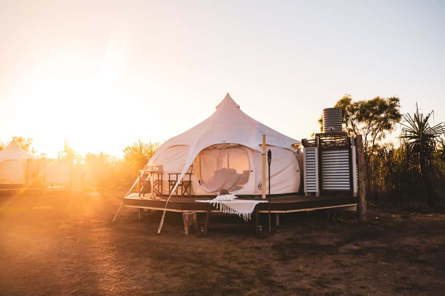 Darwin: Airboat Ride, Helicopter Flight, and Overnight Camp - Airboat action on the Finnis River