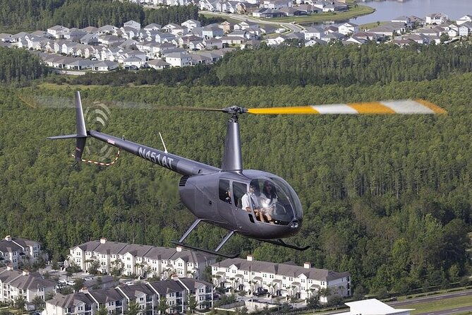 Day Flight 31 miles Helicopter Tour over all the Theme Parks - Who will enjoy this flight most