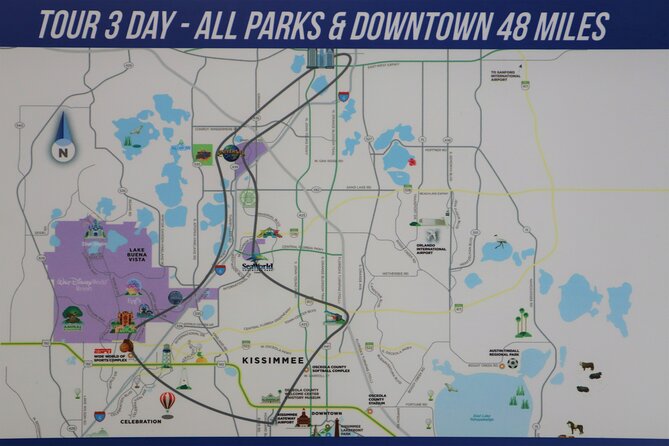 Day Flight 48 Miles Helicopter Tour over Theme Parks & Downtown - Taking off from Kissimmee for a wider view of Orlando