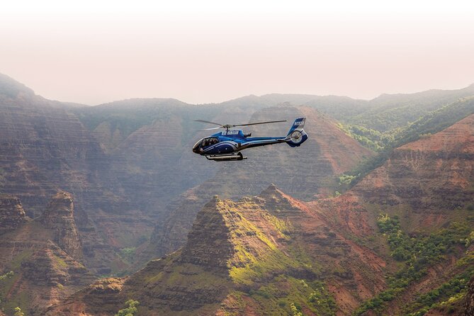 Discover Kauai Helicopter Tour from Princeville - The Na Pali Coast from above Hanalei Bay