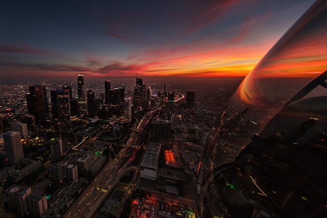 Downtown LA Lights: Your Private Sunset and Night Helicopter Tour - Starting in Long Beach, not downtown