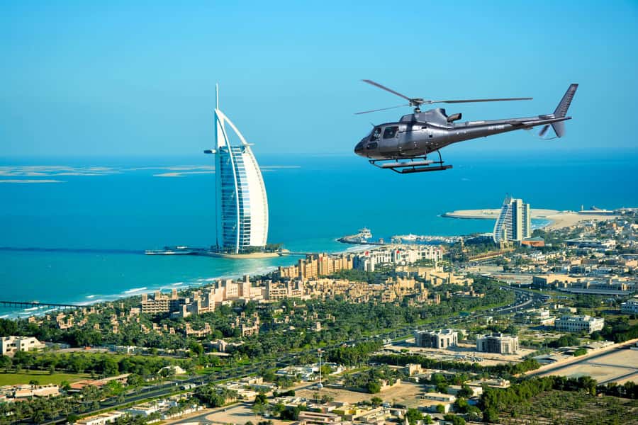 Dubai: 12-Min Helicopter Adventure Above The Palm - Hotel transfers and getting home