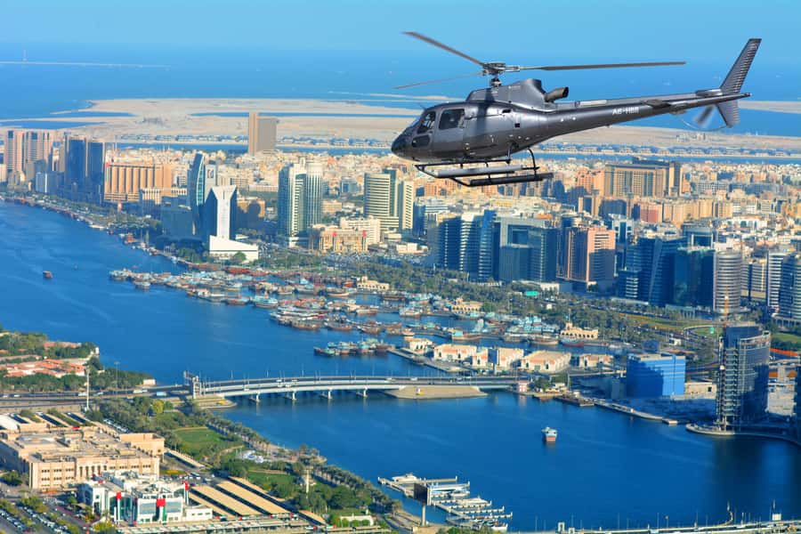 Dubai: 17-Minute Helicopter Tour over Palm Jumeirah - Burj Al Arab and the first coastal views