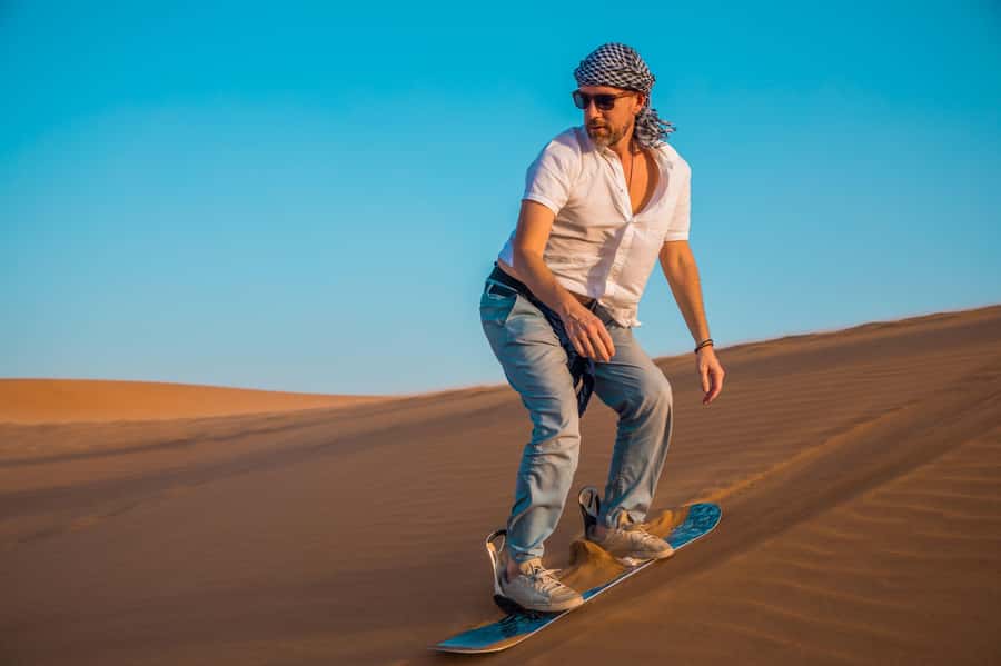 Dubai: Helicopter Ride, Desert Safari, Camels & Refreshments - Two Dubais in Six Hours