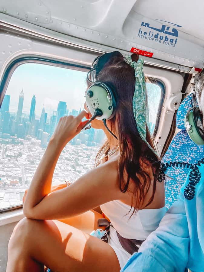 Dubai: Helicopter Ride, Old Town Walking Tour, Abra & Snacks - What $285 buys you