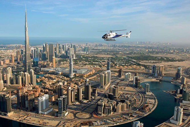 Dubai Helicopter The Vision Tour – 22 Min - Jumeirah and the Dubai Creek Golf Club