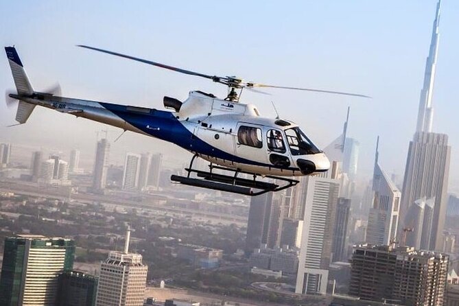 Dubai Skyline Safari: Helicopter City Tour with Transfers Option - Burj Al Arab, Burj Khalifa, and Dubai’s coastline