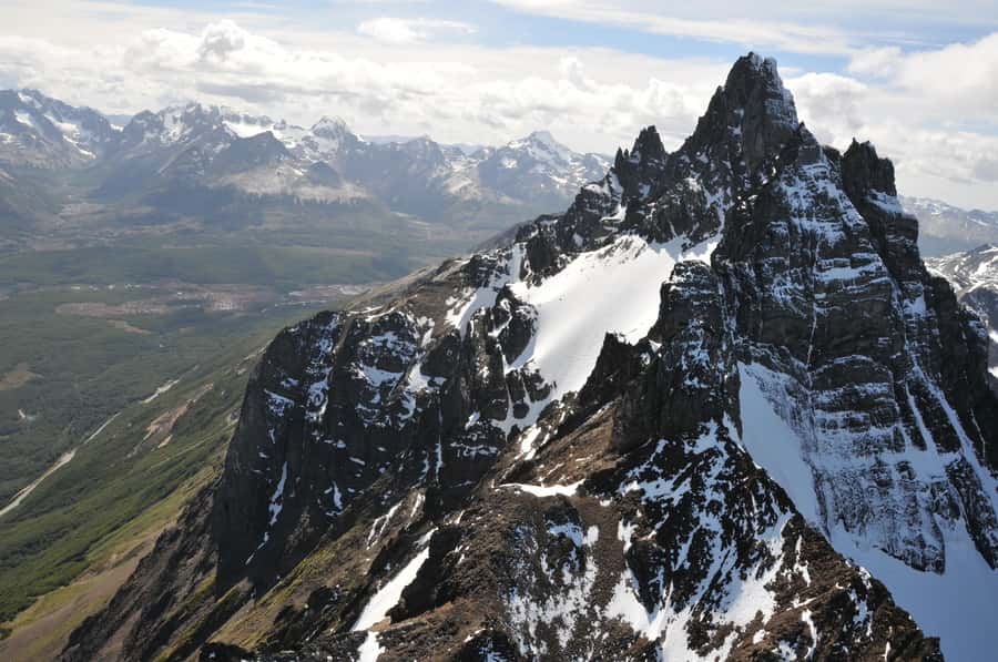 Emerald Lagoon Helicopter seeing - Carbajal Valley, peat bogs, and Nothofagus forest